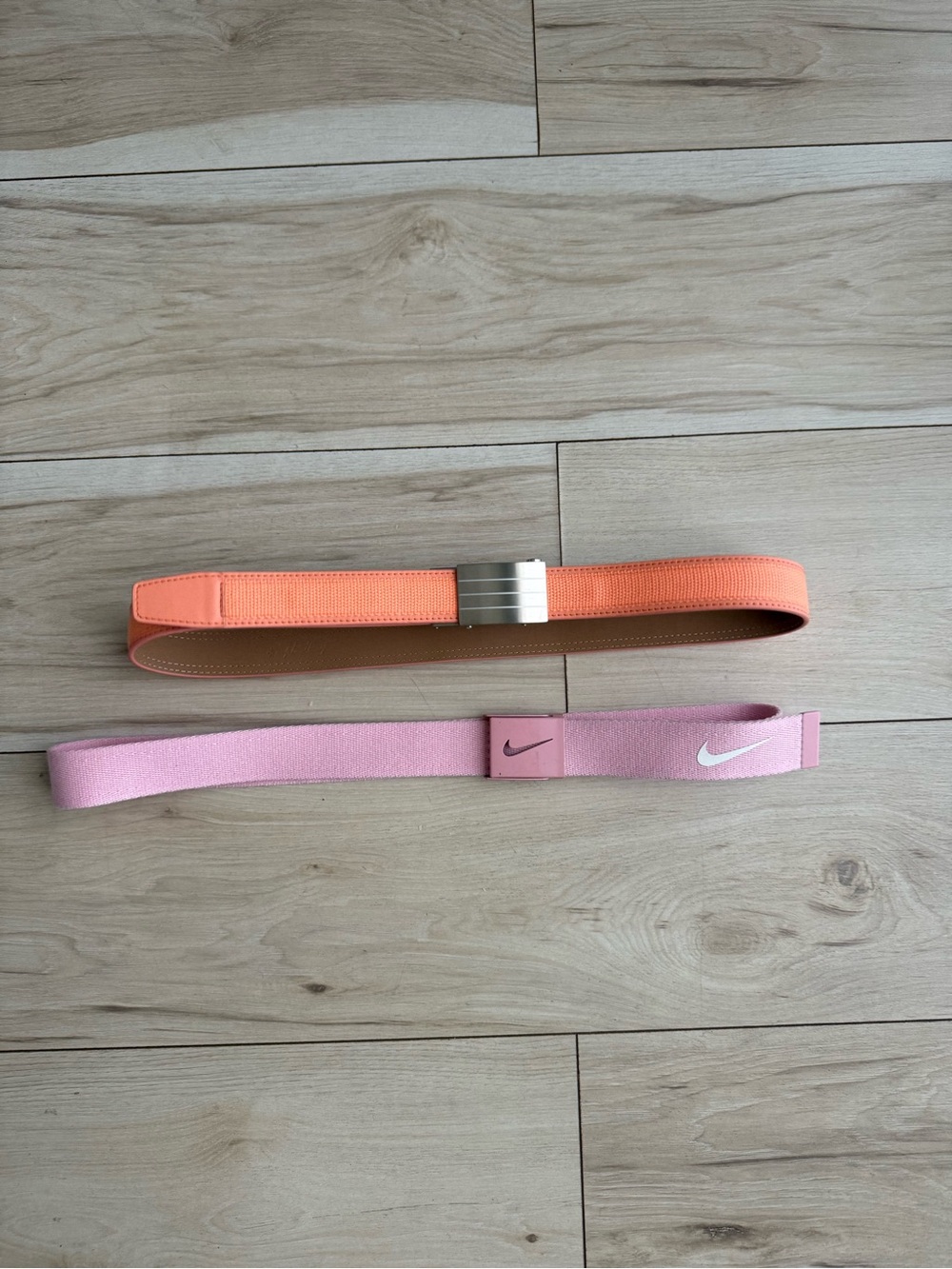 Nike Pink and Kore Coral Belt Duo